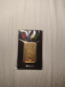 1oz eBay gold bar