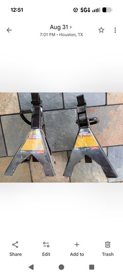 3-Ton Double-Locking Jack Stands (2-Pack)