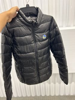 Medium: NBA Warriors Puffer Jacket (unisex)