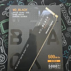 (New) WD-Black SN770 500gb SSD 