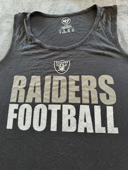 Black Raiders Football Tank Top