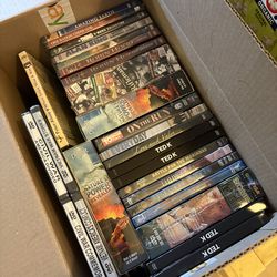 Box of DVDs