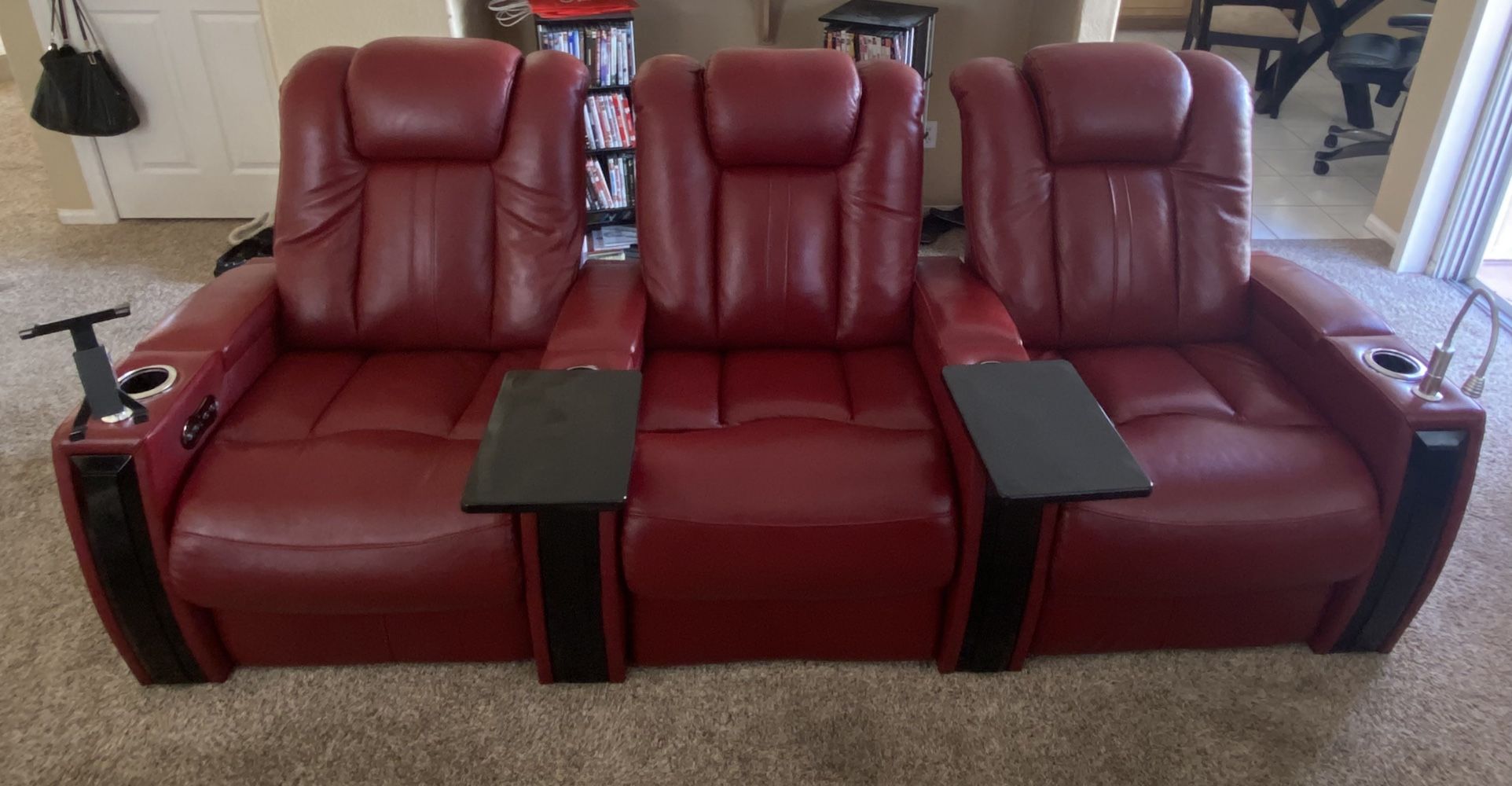 Genuine Leather Power Recliners
