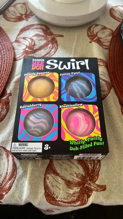 Authentic teenie NeeDoh Swirl 4 pack