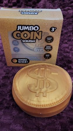 Jumbo Coin Squish Slow Rise Squishy Toy