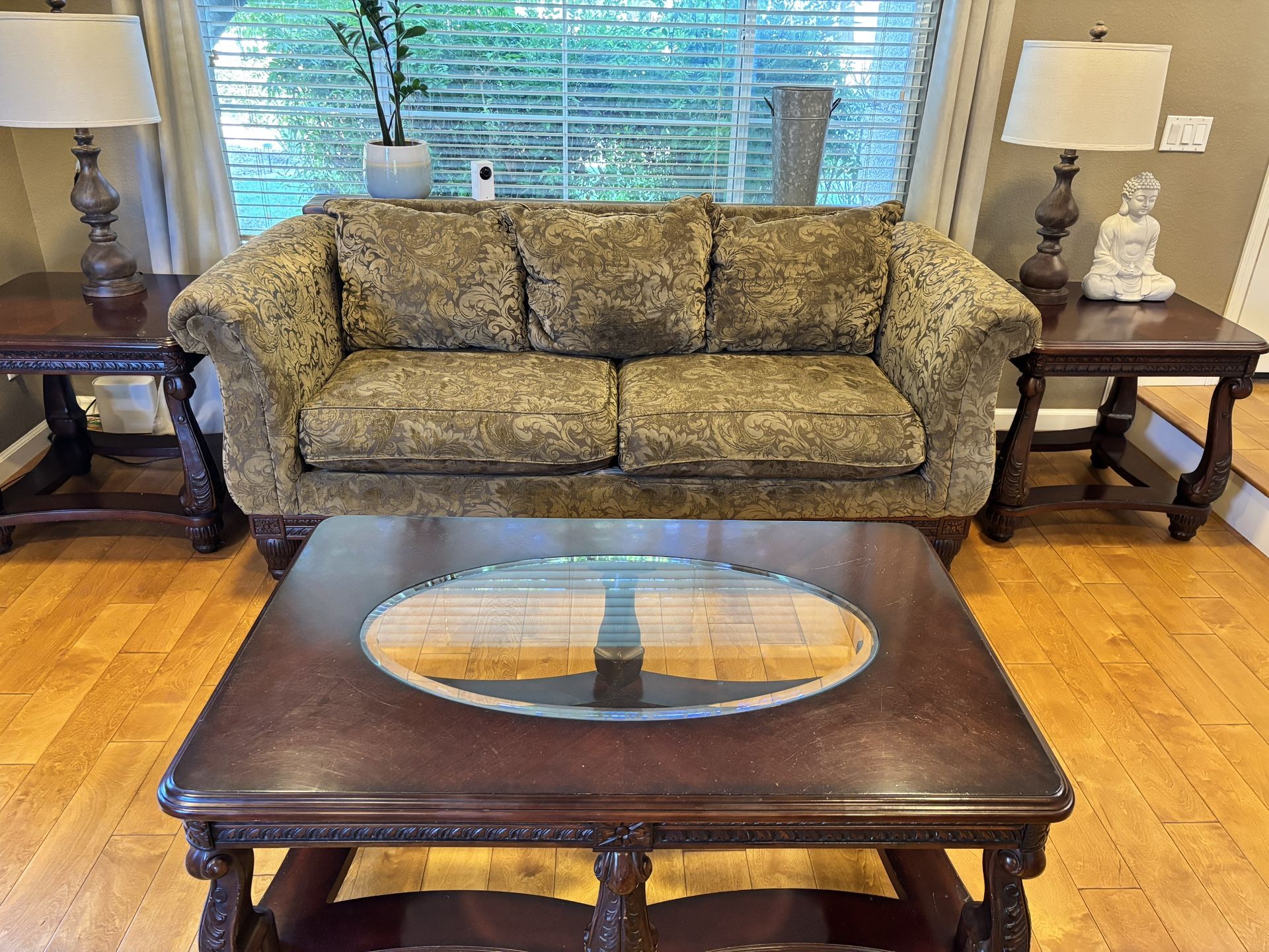 Ashley Furniture, Real Wood Tables + FREE Sofa