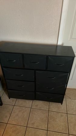 Black dresser