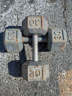 30 pounds dumbbells