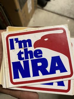 Vintage nra stickers