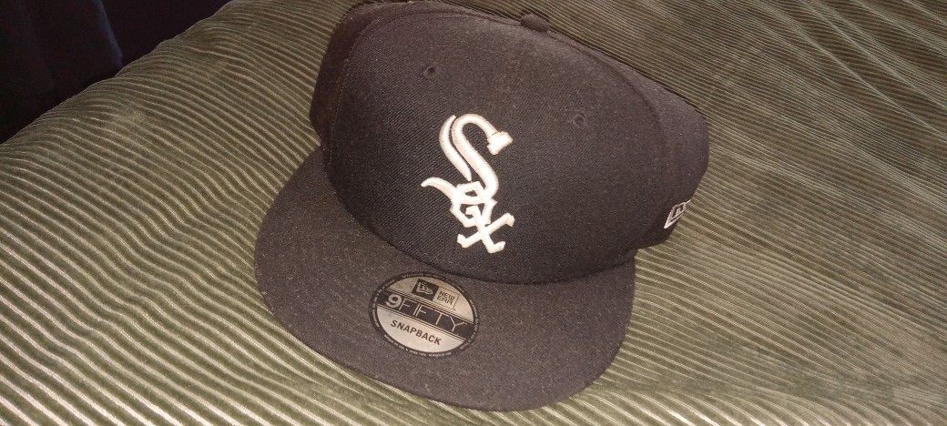 Black Original New Era Chicago Whitesox 59 Newera Six Truckers Snapback Collector Hat