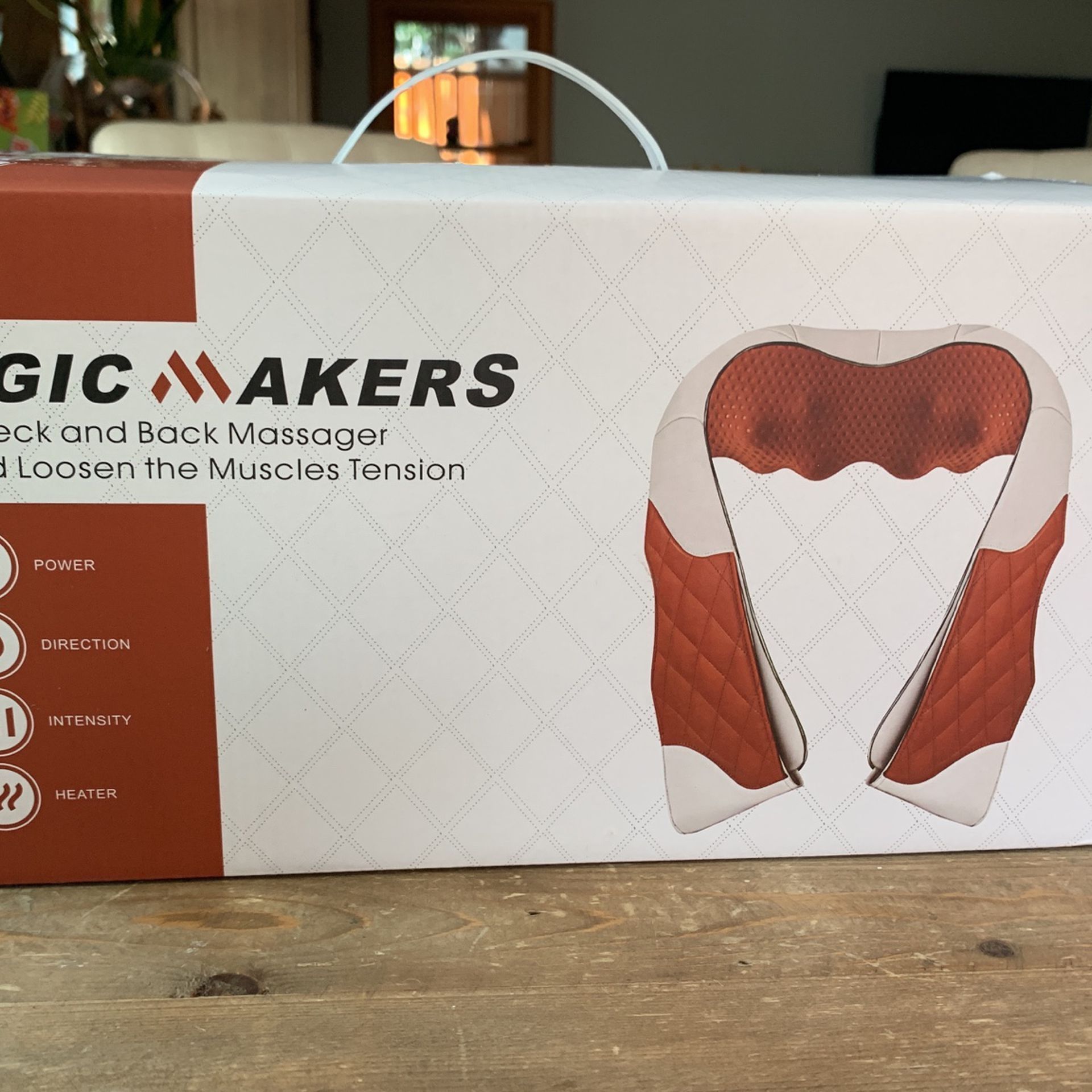 Magic Makers Shiatsu back neck and shoulder massager with heat
