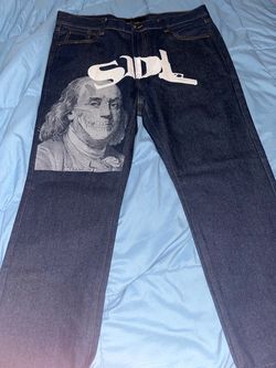Sdl dark blue white Benjamin fraklin new 38/32