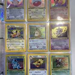 Complete ALL 1st Edition HOLO and Common Jungle Pokémon Cards Includes Electrode Error Card #18