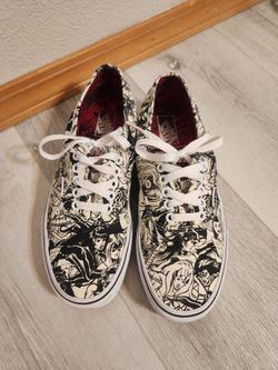Vans Comicbook Print Size 7 M/8.5 W