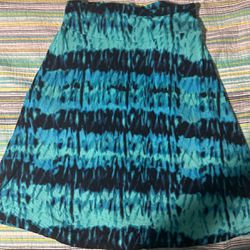 Tie Dye blue & black skirt