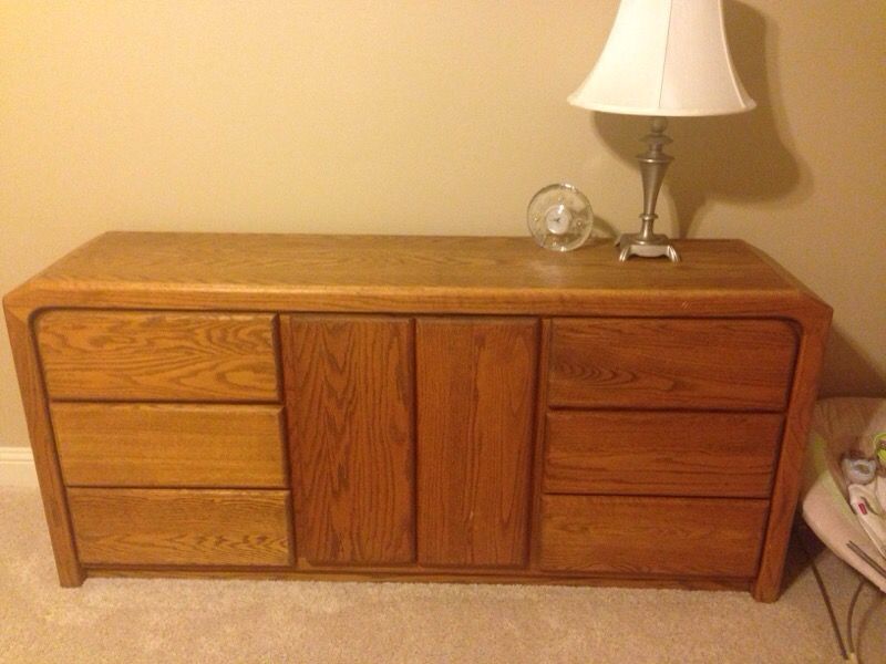 Vintage Oak Arbek dresser