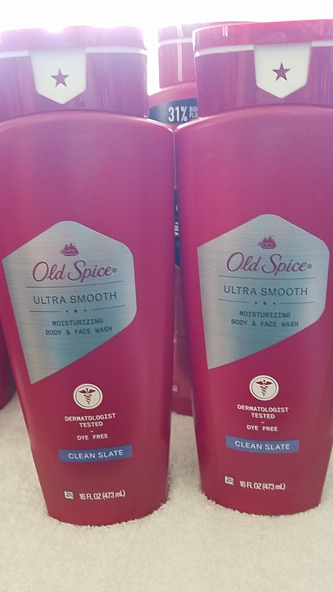Old spice ultra smooth body and face wash