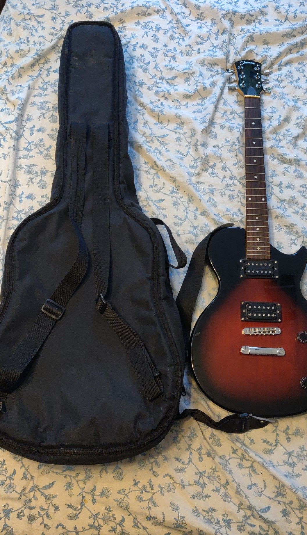 Johnson electric guitar with case