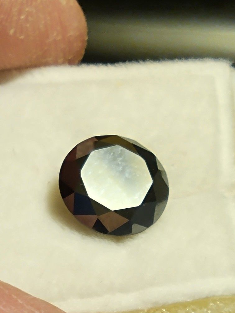 Black Moissanite 2.50Ct Round Cut AAA Quality Crystal Brilliant Round