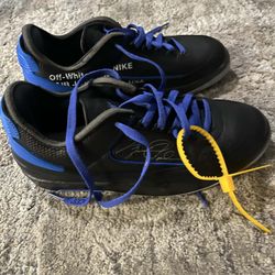 Jordan 2 Retro Low SP x Off-White Black Varsity Royal 2021