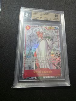 Silvers Rayleigh OP08-118 SEC Manga Art Two Legends BGS 10 One Piece 2024