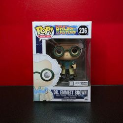 Funko Pop Movies Back to the Future Dr. Emmett Brown #236 Loot Crate Exclusive New In Box