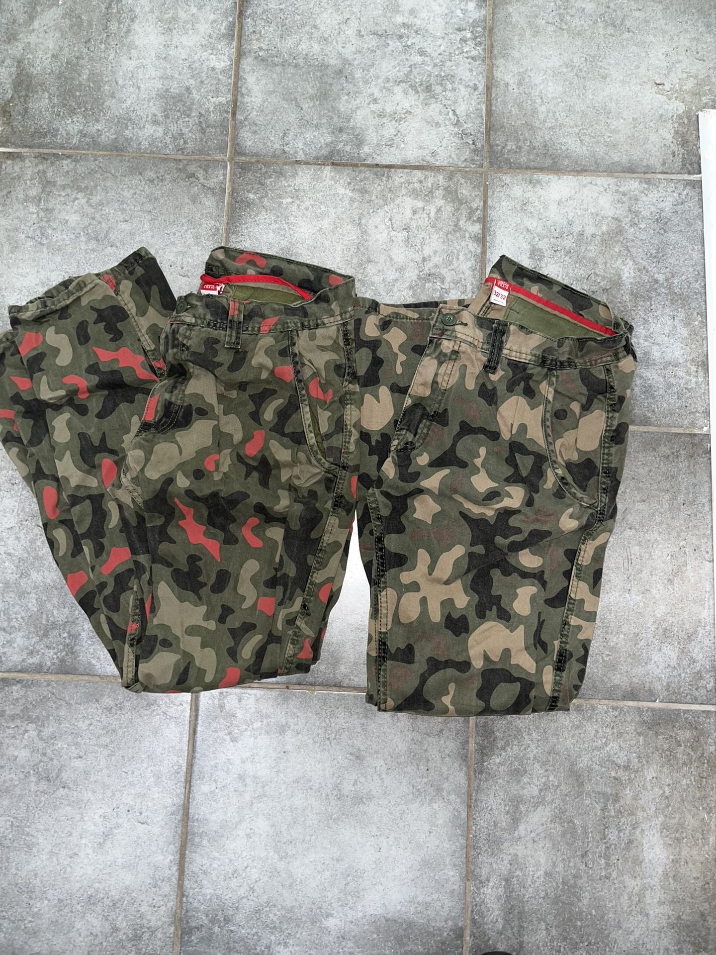 2 mens Jordan Craig Camo Cargo Pants