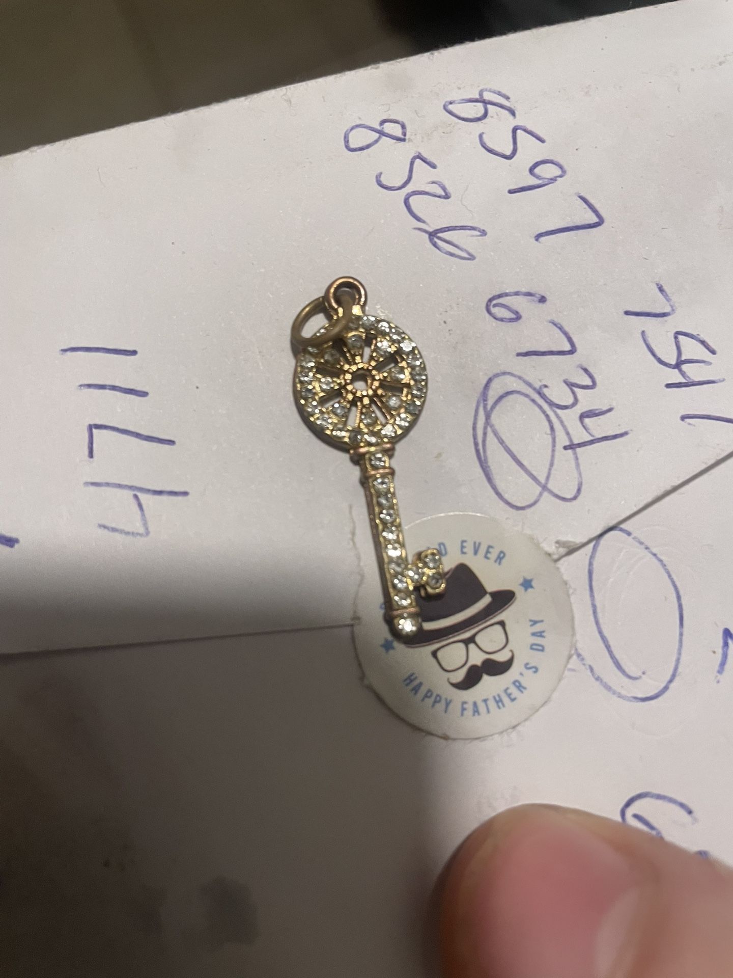 Iced Key Pendant