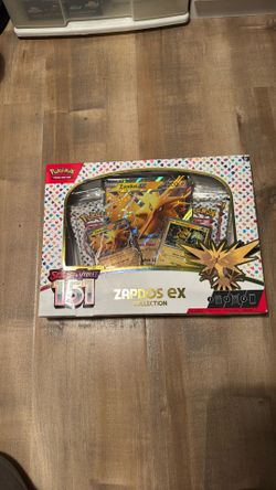 Pokémon 151 Zaptosh Ex Box