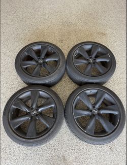 21” Black Infiniti QX70 QX60 FX35 FX45 Nissan Pathfinder Murano Factory OE Wheels Rims Tires 21 inch