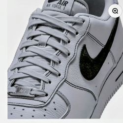 Nike Air Force 1 07 LV8 Wolf Grey Black Stitching Size 10.5 Mens Brand New in Box Asking $100 Firm on Price 