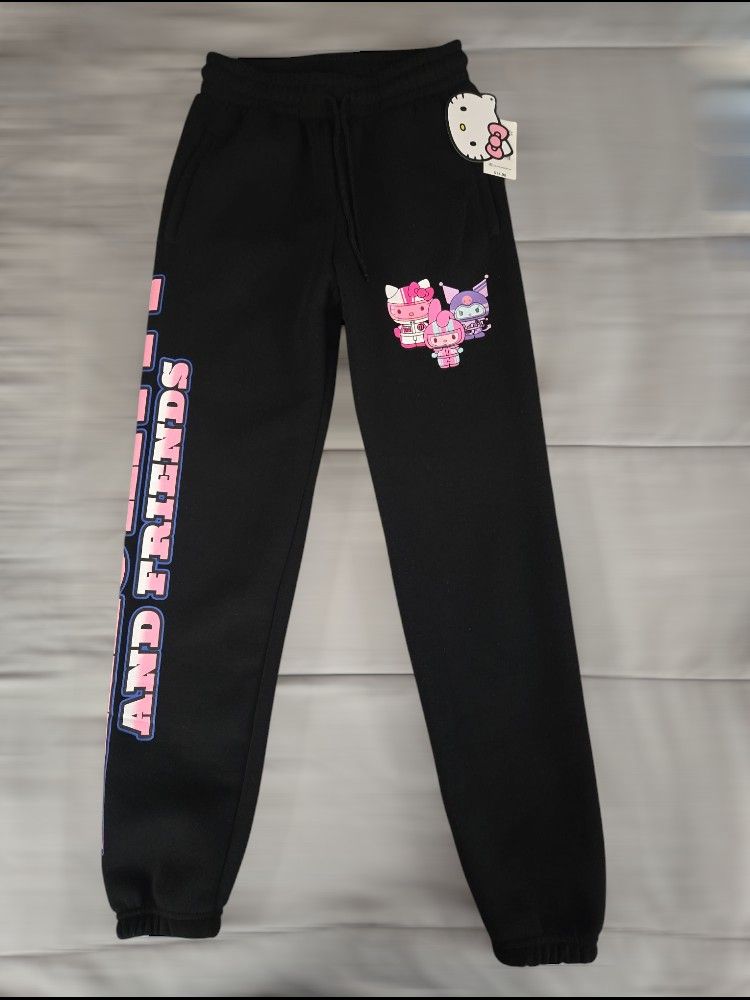 NWT Hello Kitty and Friends Women’s Graphic Jogger Pants Size XXS / Waist 24"