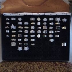 Men's sterling silver rings