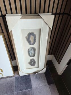 Pottery Barn Agate Stone framed
