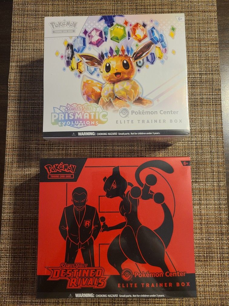 Pokemon Center Prismatic/Destined ETB's