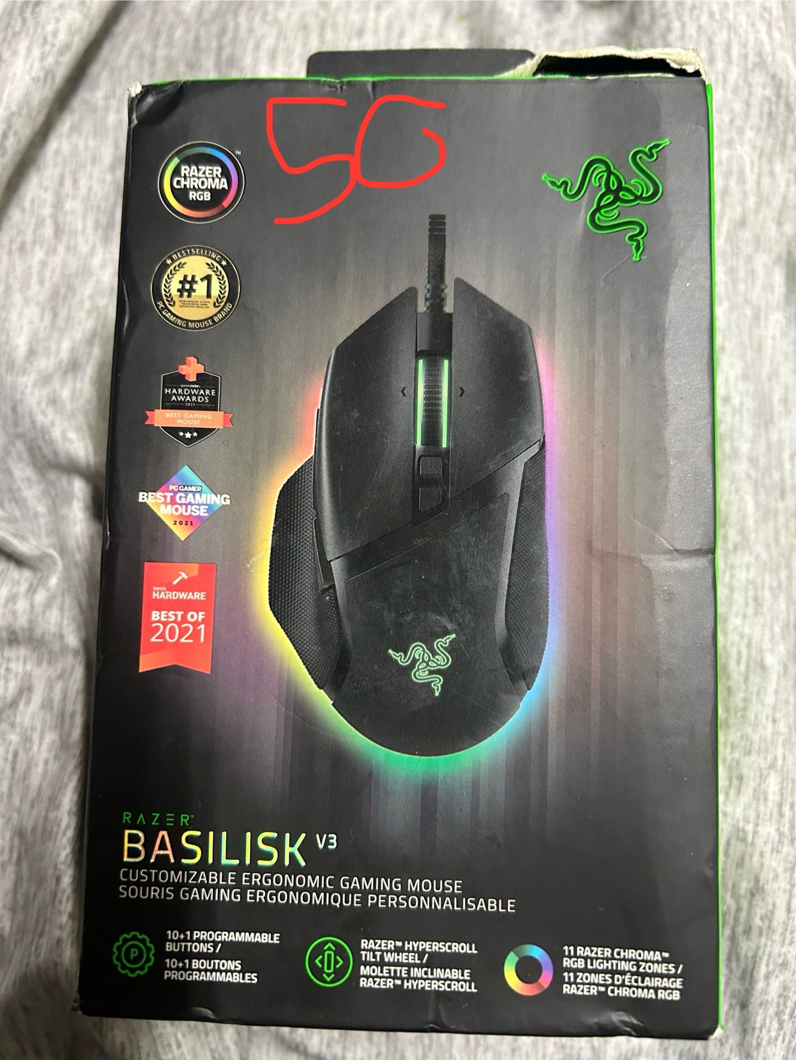 35$ Gaming Mouse Led Light