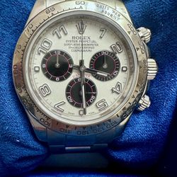 Rolex Daytona 116509 White Gold Extremely Rare Panda Dial