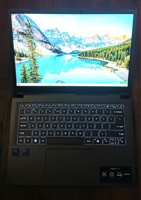 Like New 2025 AI Laptop Intel Core Ultra 7 256v 16GB DDR5 RAM 1TB NVMe SSD ARC 140v Graphics Windows 11