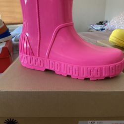 Uggs Rain Boots (hot Pink) Size 8