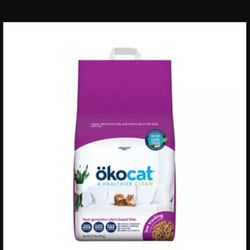 Okocat Clumping Wood Cat Litter 21.5 Lbs