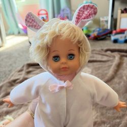 Vintage 1980s Precious Playmates Doll