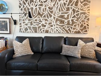 Super Comfy Leather Sofa