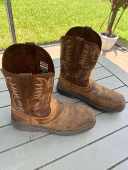 Ariat Work Steel Toe Western Boots