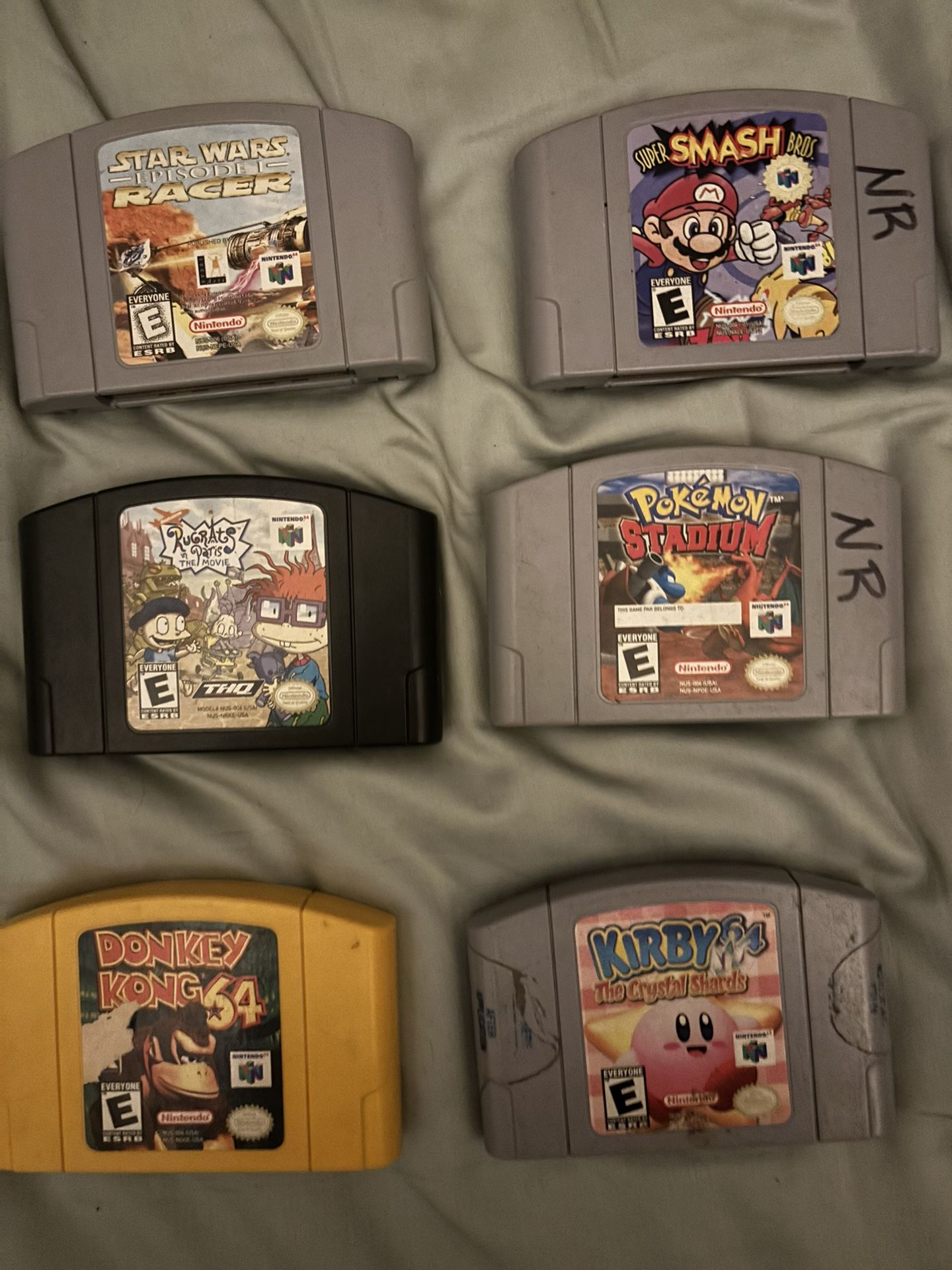 N64 Bundle Games + Memory Cards!