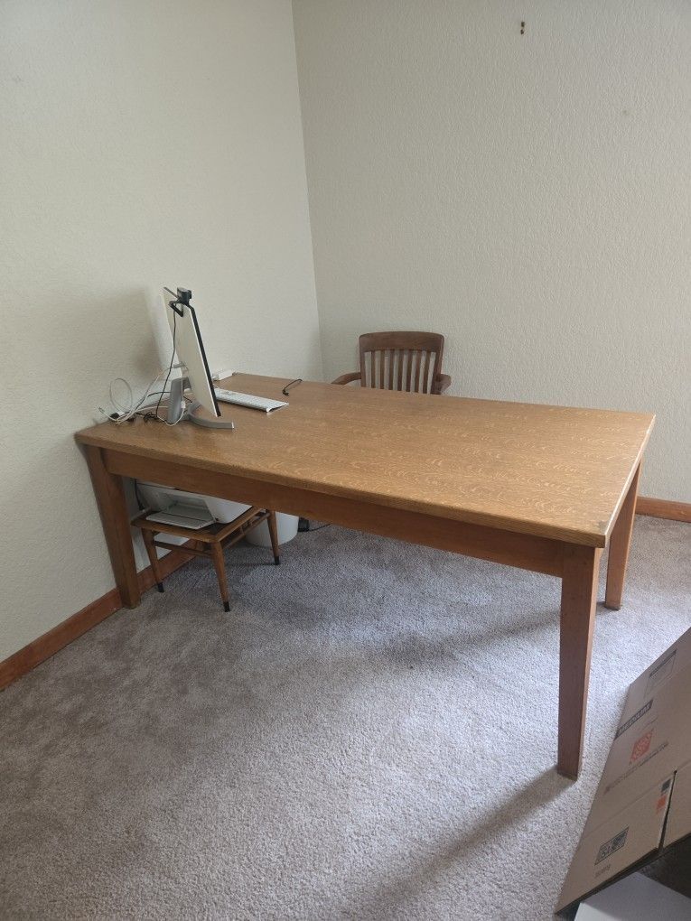 Antique Refinished Office Desk