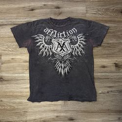 Affliction y2k grunge shirt