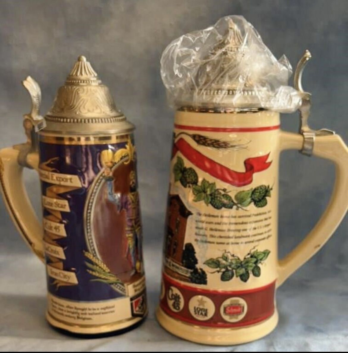 Vintage Like New 2 House Of Heilemans Tankards