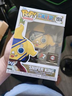 Sniper King One Piece Funko Pre Release Sticker