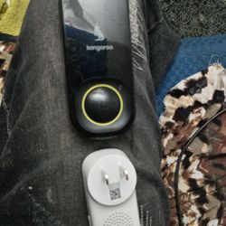 Kangaroo Doorbell And Chime Screw In Or Peel And Stick Placement Download App Very Easy To Use@$20 Only Downloaded App Never Mounted Or Used
