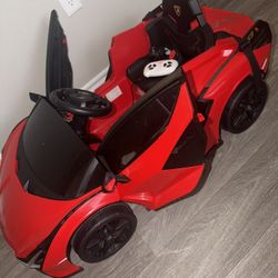 Red Lamborghini Kids Ride On Car